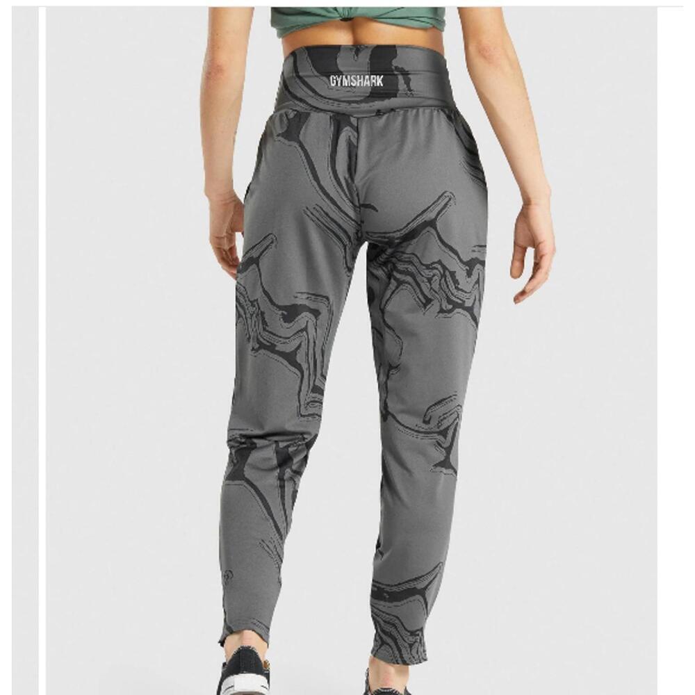 Gymshark Grey GS Power Bottoms - Size Small